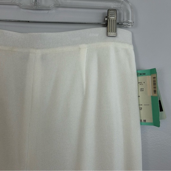NWT Misook Classic White Pull On Wrinkle Free Acrylic Pants Size Small Petite - Picture 5 of 10